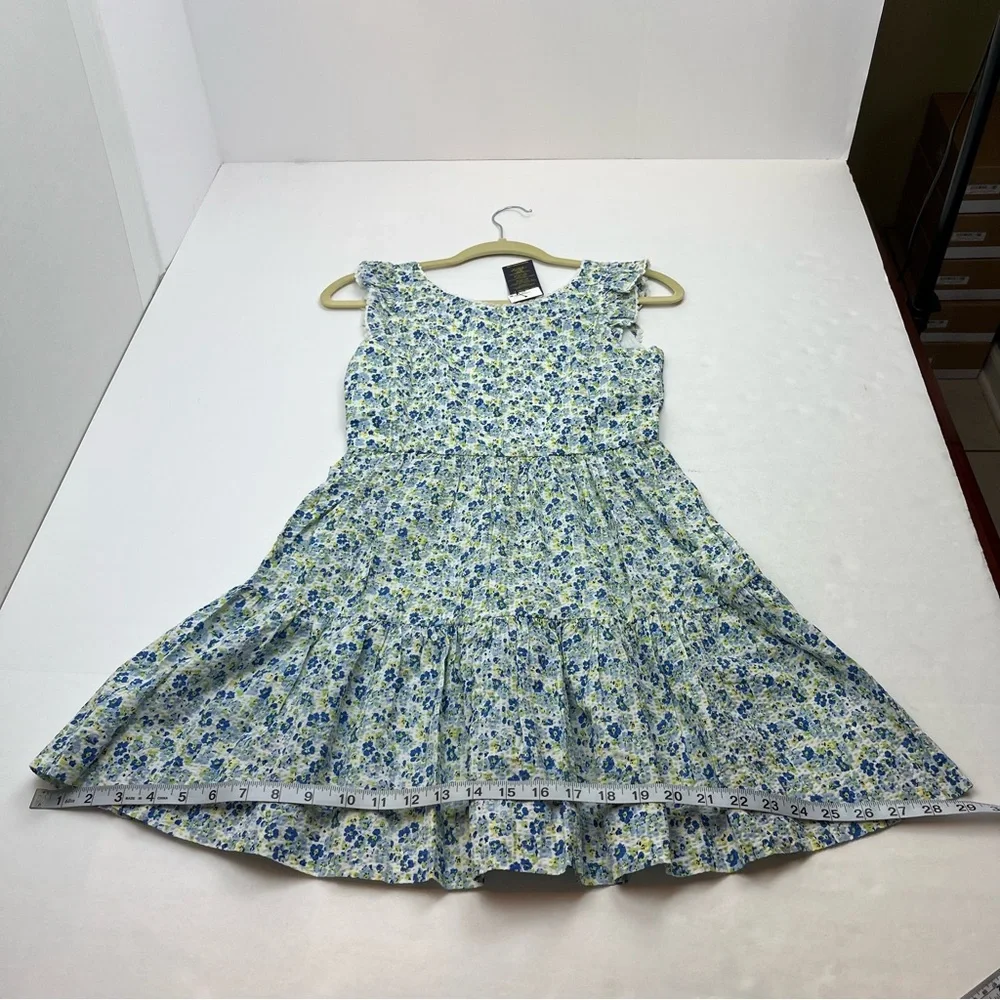 Polo Ralph Lauren Big Girls Size‎ 14 Floral Cotton Seersucker Dress Spring NEW - Picture 10 of 15